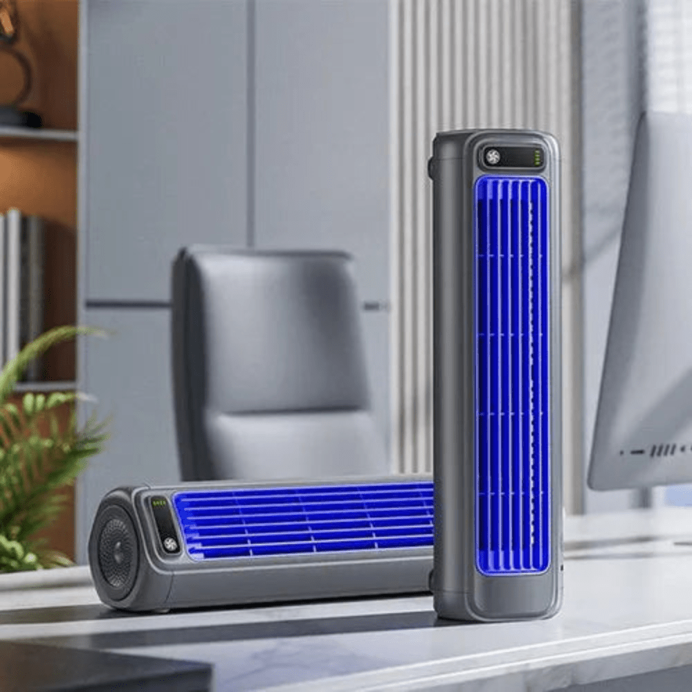 Ventilateur de Bureau Rechargeable Silencieux – Ventilateur Portable Compact 3 Vitesses – Image 4