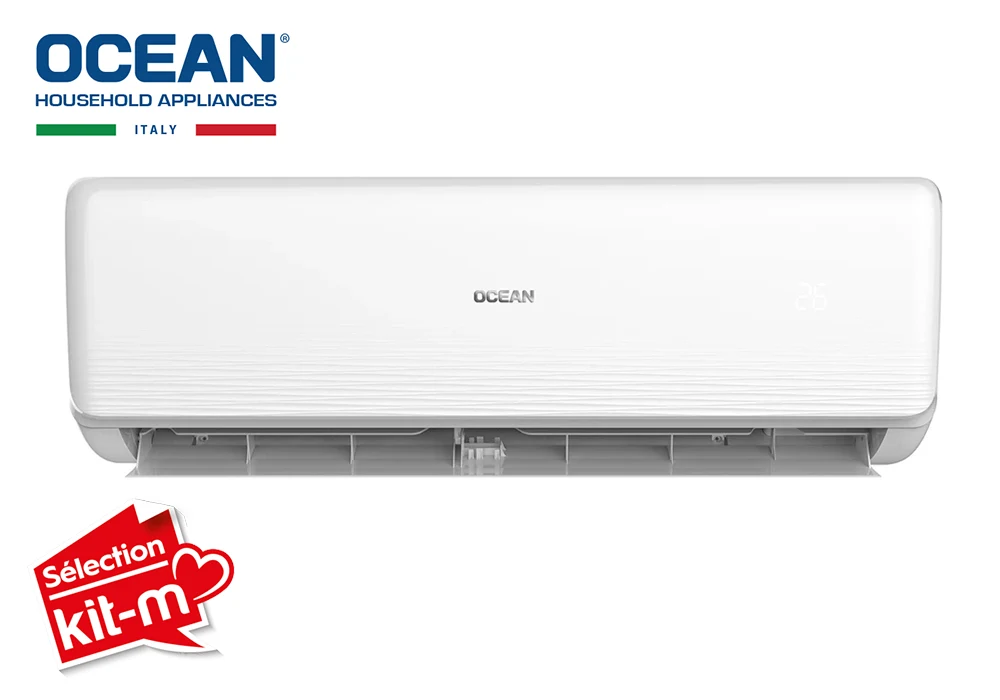 Climatiseur SPLIT Inverter Pompe à Chaleur 12000BTU avec Pose Ocean (ACSIHAOY12A++)
