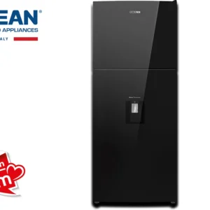 Réfrigérateur 2 Portes Vitrée Noire OCEAN OSDD382NFBG3