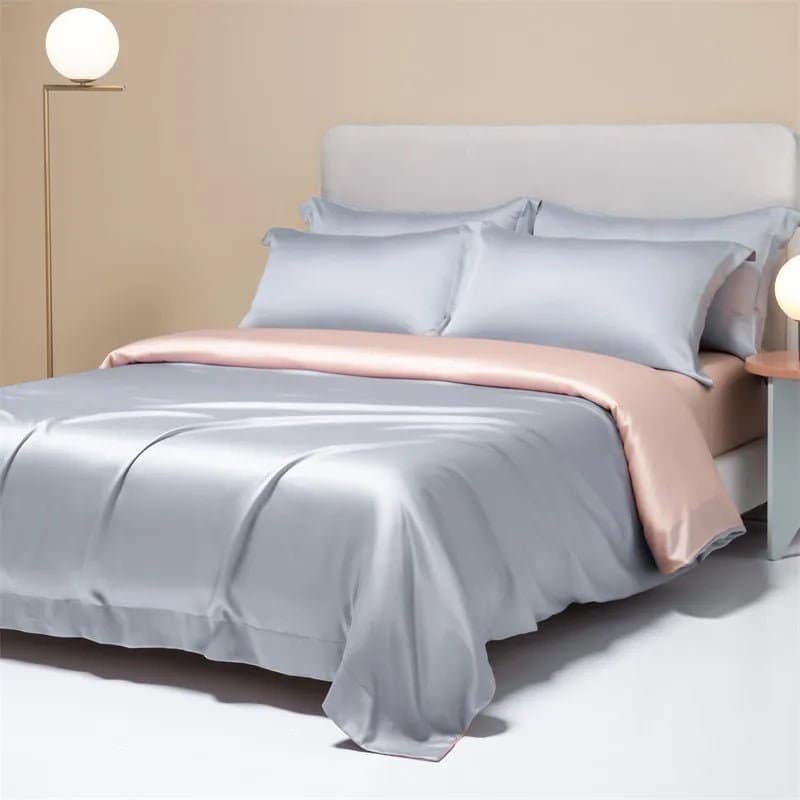 Housse de Couette Rafraîchissante en Fibre de Bambou – Parure de Lit Été (+ 2 Taies) – Image 3