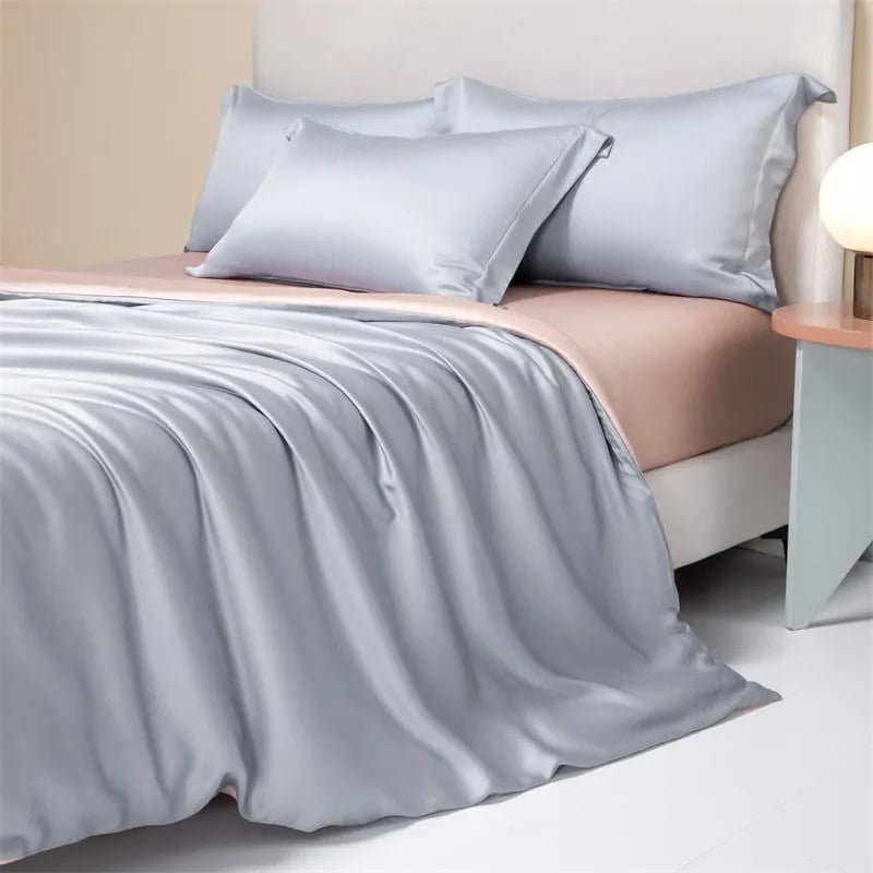 Housse de Couette Rafraîchissante en Fibre de Bambou – Parure de Lit Été (+ 2 Taies) – Image 5