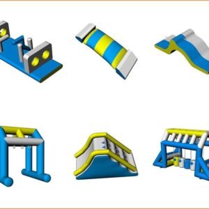 Parcours d’obstacles aquatiques en stock pour eau libre par Bouncia