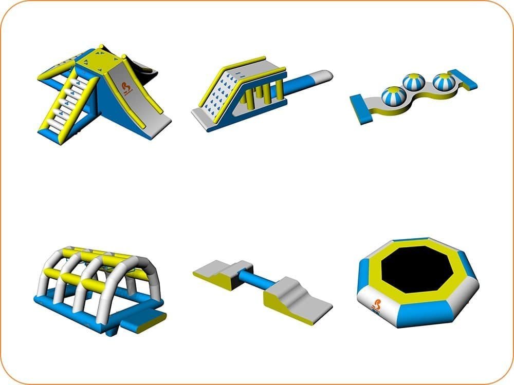 Jeux aquatiques gonflables à succès en promotion – stock disponible chez Bouncia