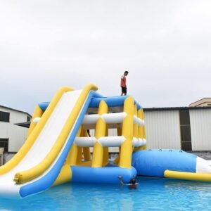 Combo blob de catapultage aquatique pour parc aquatique gonflable – Climber Combo 01