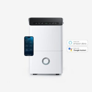 Déshumidificateur 30 L avec extraction maximale et contrôle par application intelligente
