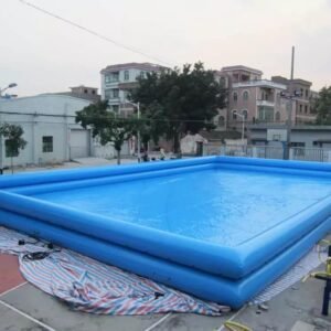 Piscine gonflable commerciale géante 25?15 m à parois double tube – IP40