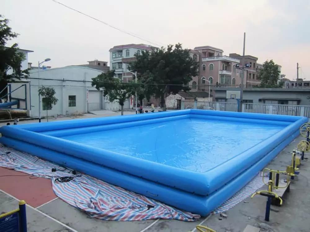 Piscine gonflable commerciale géante 25?15 m à parois double tube – IP40