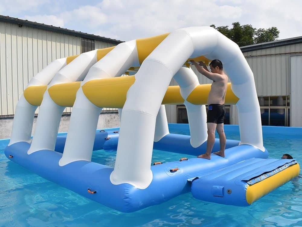 Module de barre suspendue pour parcours d’obstacles flottant — Jungle Bar 01
