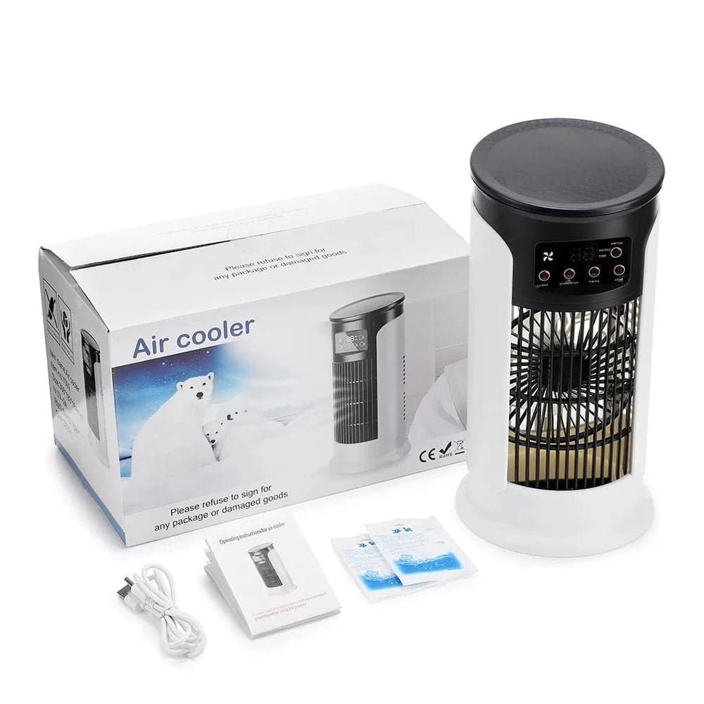 Rafraîchisseur d’Air 3-en-1 6 Vitesses – Ventilateur Mobile avec Veilleuse LED – Image 9