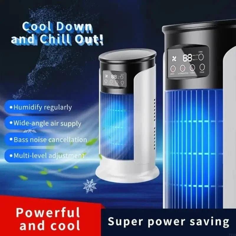 Rafraîchisseur d’Air Évaporatif Portable 6 Vitesses – Ventilateur Silencieux Bureau & Chambre – Image 7