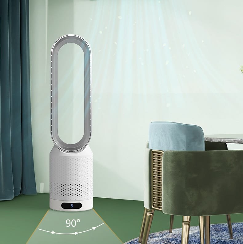Rafraîchisseur d’Air 3-en-1 Sans Pales avec Purificateur – Image 9