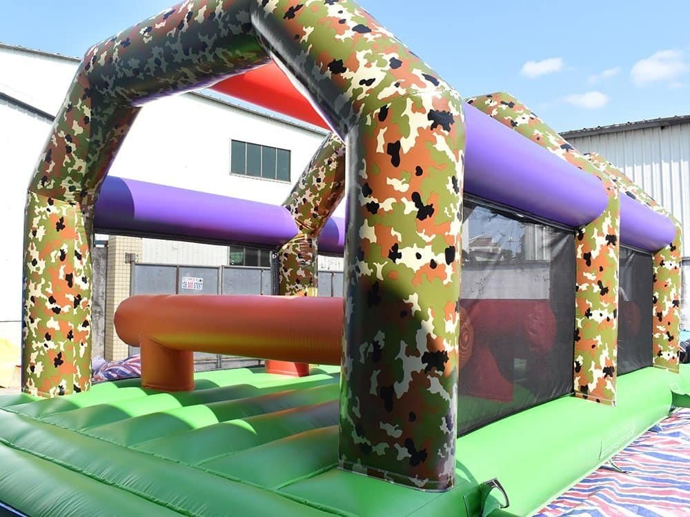 Fournisseur d’aires de jeu gonflables commerciales – Obstacle-19