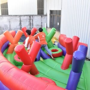 Parcours gonflable Insane 5 km personnalisable gratuitement à vendre – Obstacle-20