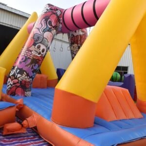 Structure gonflable Insane 5 km commerciale à vendre – Obstacle-22