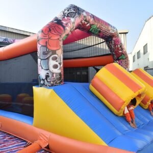 Château gonflable 5 km commercial fabriqué par Bouncia – Obstacle-26