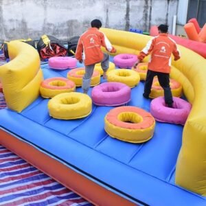 Parcours gonflable Insane 5 km durable Bouncia à vendre – Obstacle-31