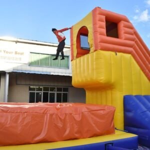 Combo parcours d’obstacles gonflable commercial 5 km – Obstacle-34 & Obstacle-35