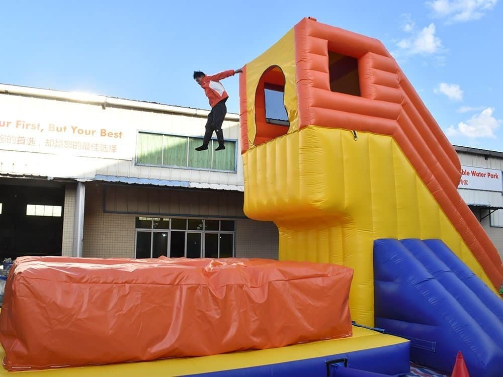 Combo parcours d’obstacles gonflable commercial 5 km – Obstacle-34 & Obstacle-35