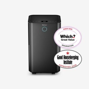 OmniDry Déshumidificateur silencieux basse consommation 12 L – Noir