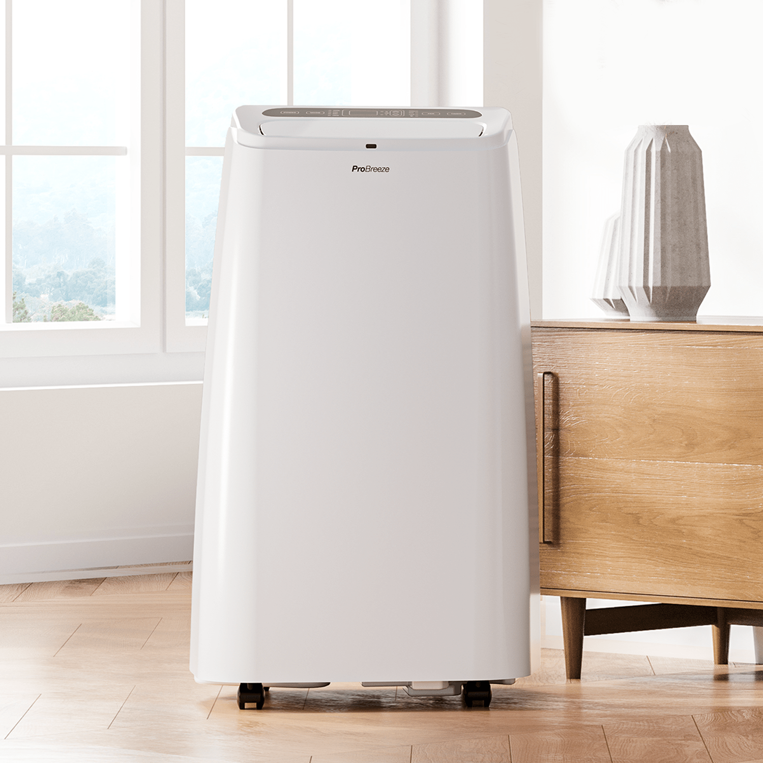 Climatiseur portable 4-en-1 de 12 000 BTU, chauffage avec fonction de déshumidification – Application Wifi intelligente – Image 2