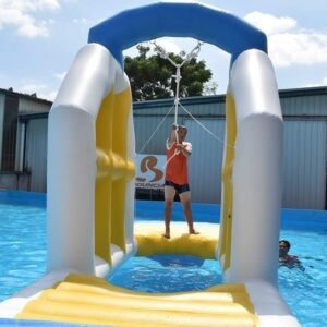 Jeu de parc aquatique gonflable palpitant pour les 6 ans et plus — Pond Swing 01