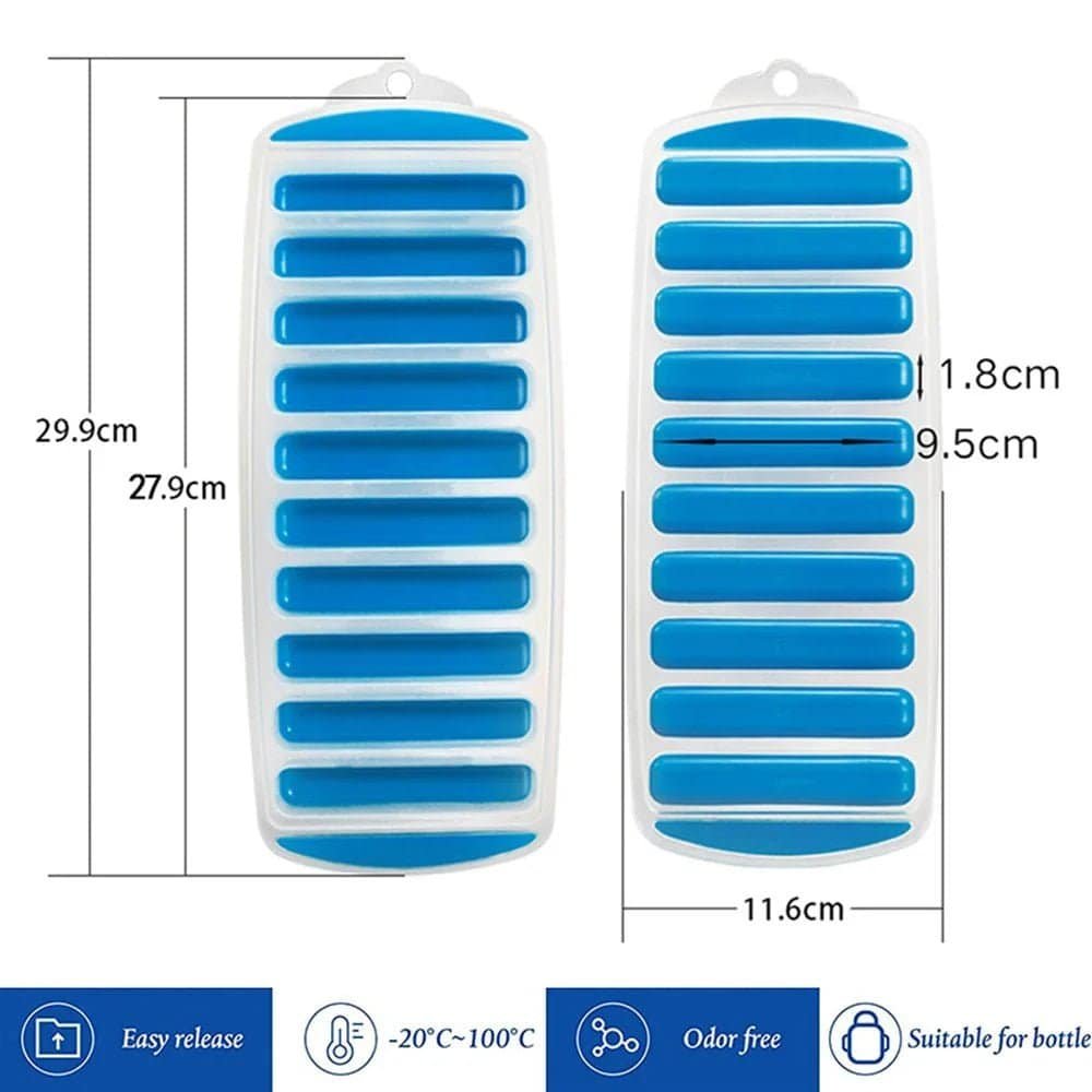 Moule à Glaçons en Silicone pour Bouteille – Bac à Glaçons Pop-Out Sans BPA – Image 4