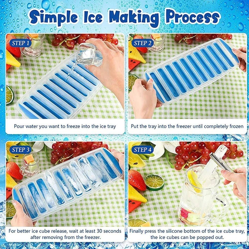 Moule à Glaçons en Silicone pour Bouteille – Bac à Glaçons Pop-Out Sans BPA – Image 5