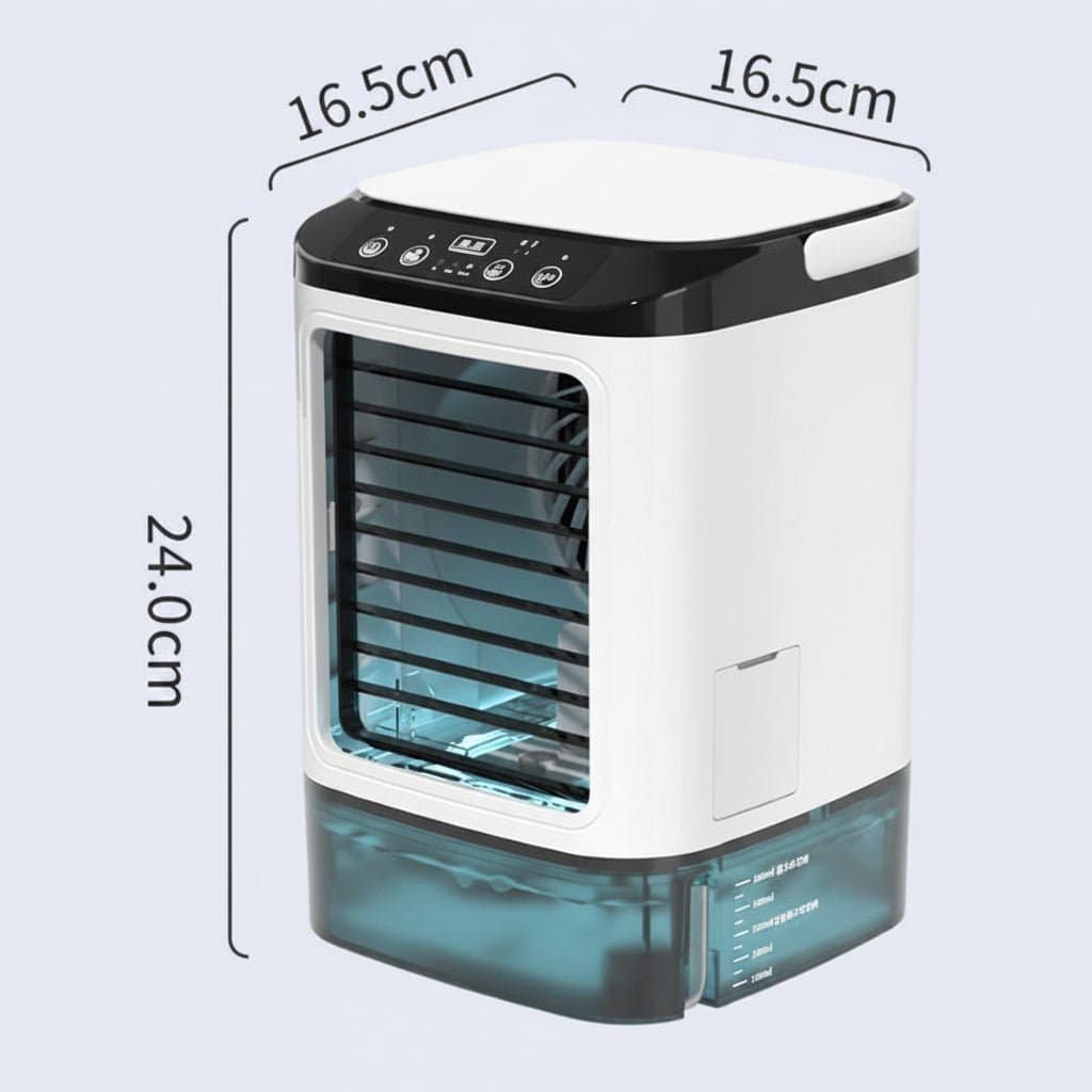 Ventilateur Brumisateur Portable USB – Humidificateur avec Veilleuse LED 3 Vitesses – Image 10