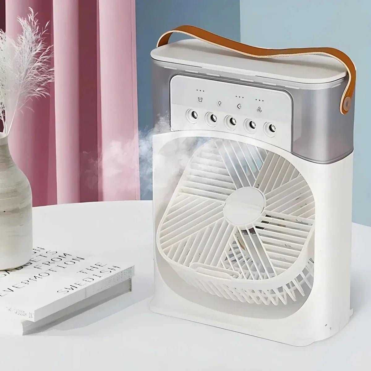 Ventilateur Rafraîchisseur USB – Humidificateur d’Air Portable Rechargeable – Image 4