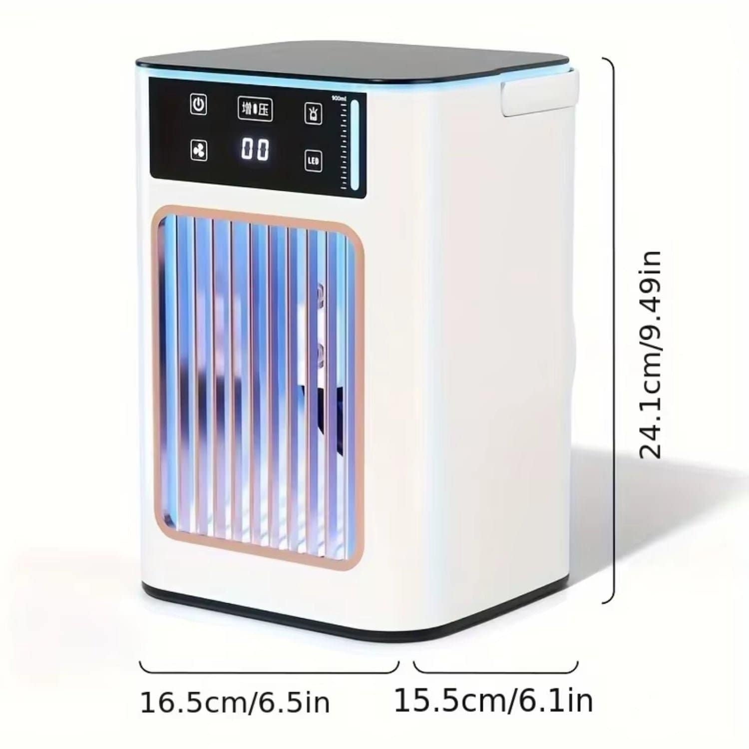 Rafraîchisseur d’Air USB Silencieux avec Brumisation – Ventilateur de Bureau Compact – Image 4