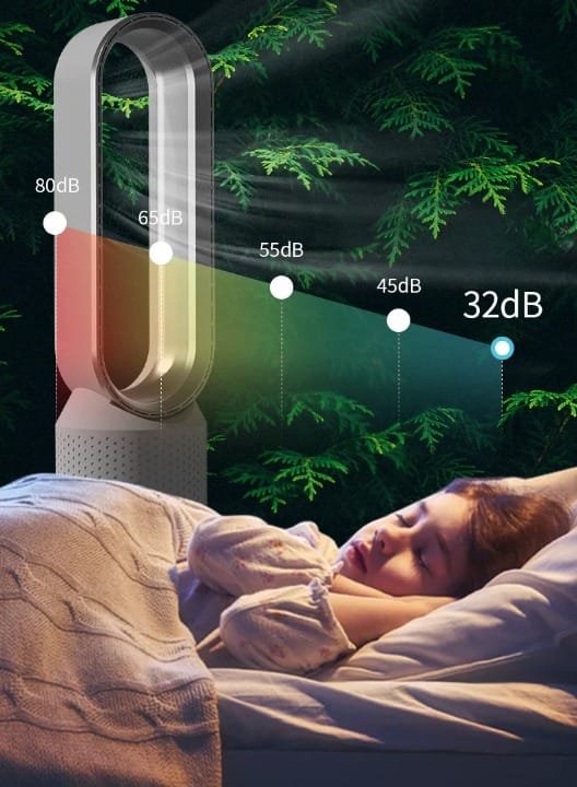 Rafraîchisseur d’Air 3-en-1 Sans Pales avec Purificateur – Image 16
