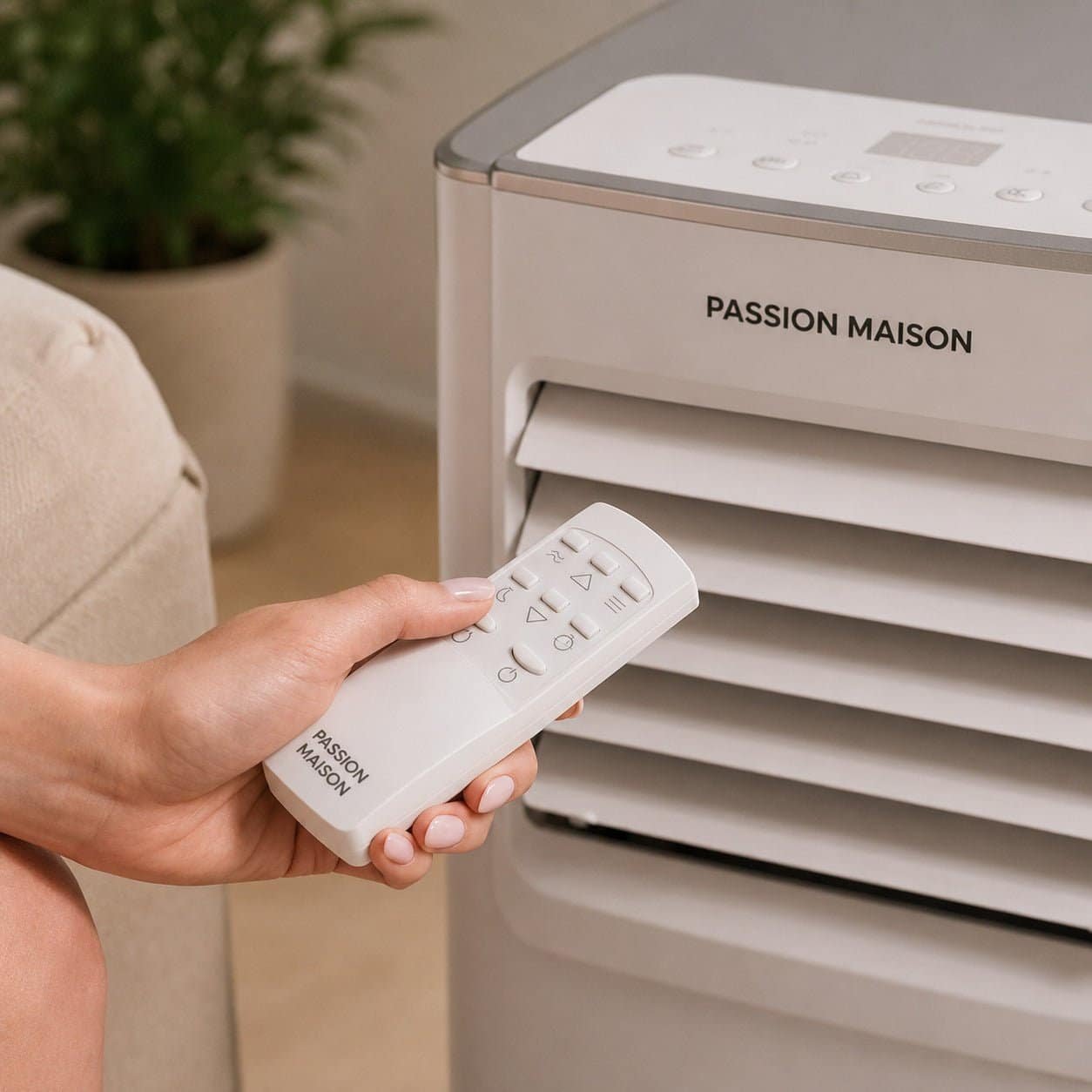 Climatiseur Mobile Passion Maison Breeze 7 – 7000 BTU, 4-en-1 avec Déshumidificateur, Télécommande & Kit Fenêtre – Image 5