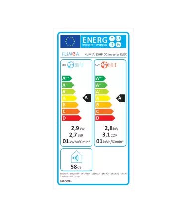 Climatiseur fixe KLIMEA 15HP ELEC inverter 3,5 kW + 1,8 kW – Image 4
