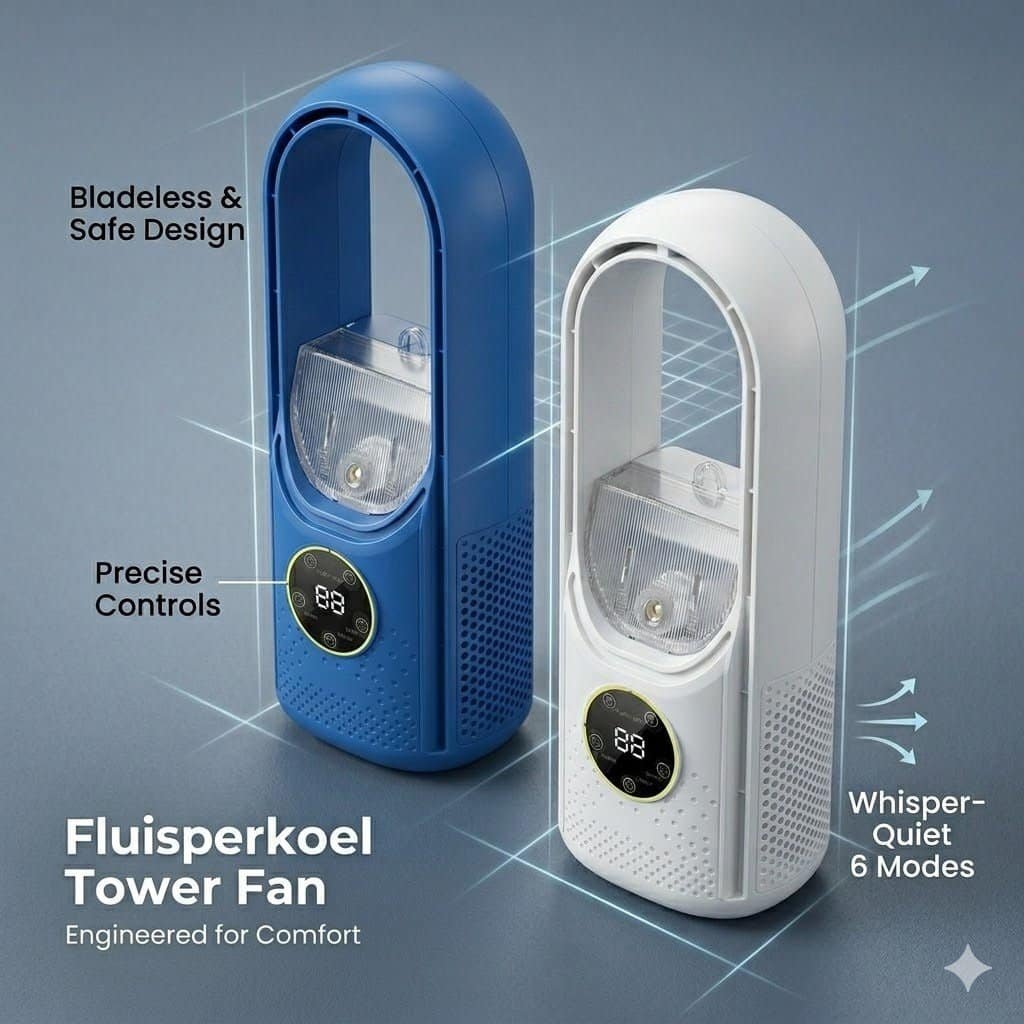 Ventilateur Tour Sans Pales Silencieux pour Bureau – Image 12