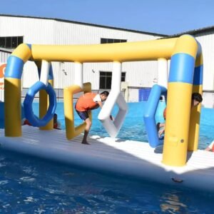 Parcours d’obstacles flottant nouvelle conception 2025 pour adultes – Geo Obstacles