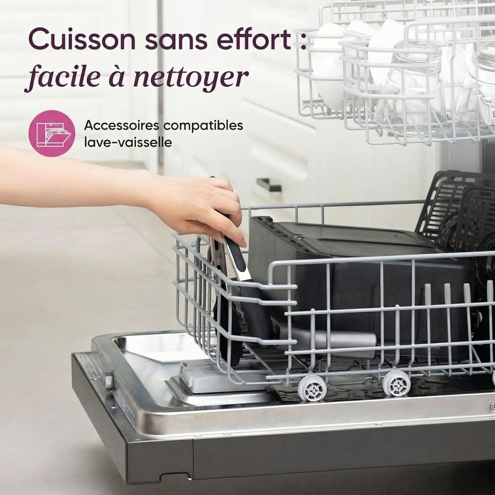 Friteuse à Air Double Zone 10L – Air Fryer Sans Huile – Image 10