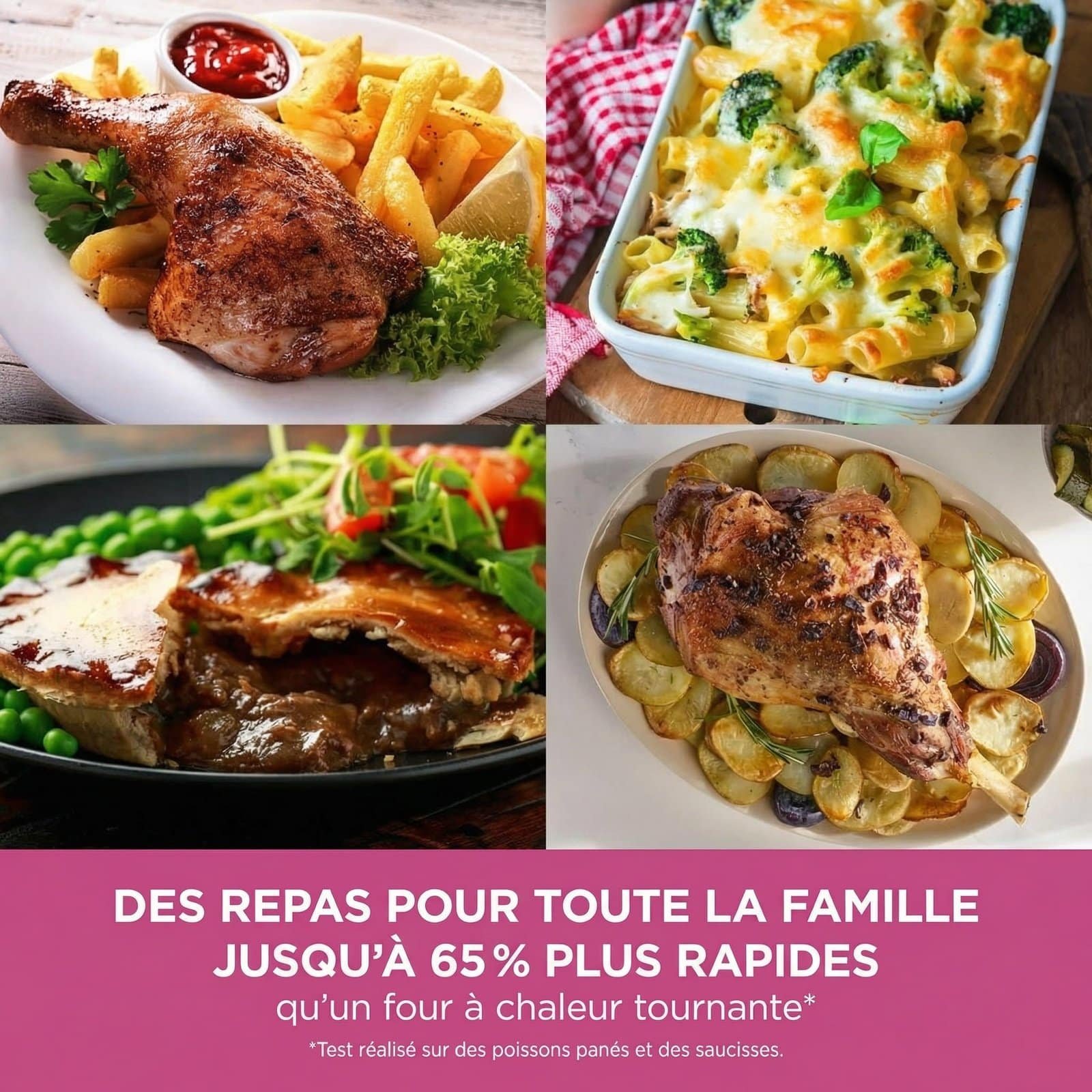 Friteuse Sans Huile Double Zone 10,4L – Air Fryer avec Séparateur Amovible – Image 9