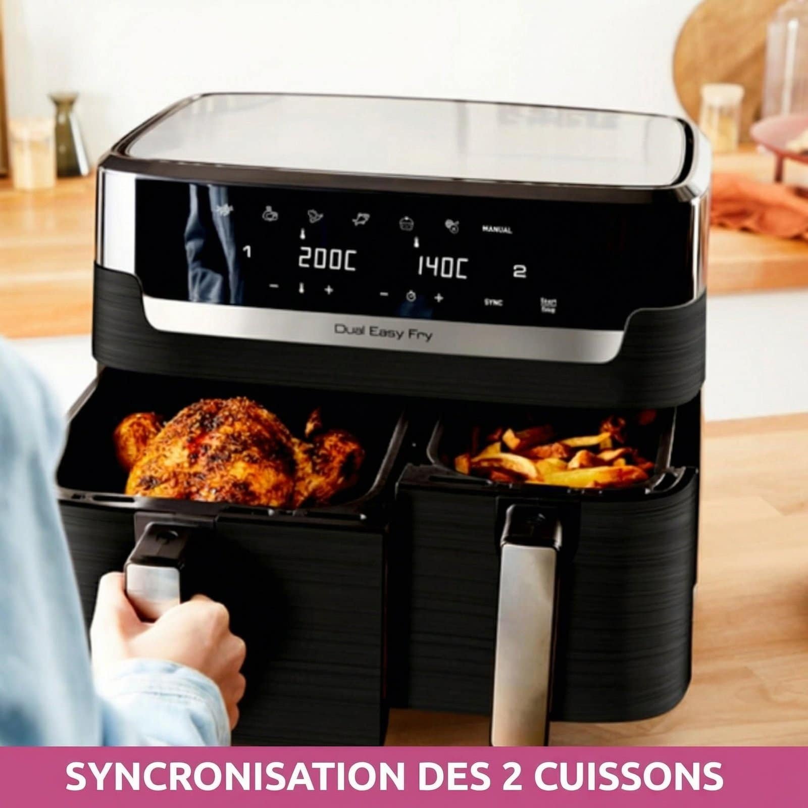 Air Fryer Double Zone 8,3 L – Friteuse Sans Huile – Image 7