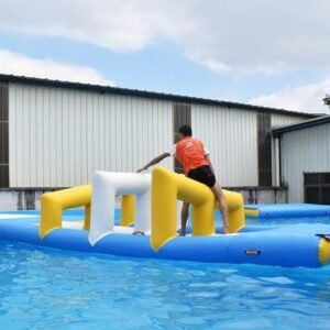 Parcours d’obstacles flottant commercial – défi de parc aquatique — Hurdle-6m 01