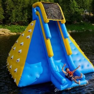 Iceberg gonflable commercial avec toboggan Bouncia – Inflatable iceberg with slide 01