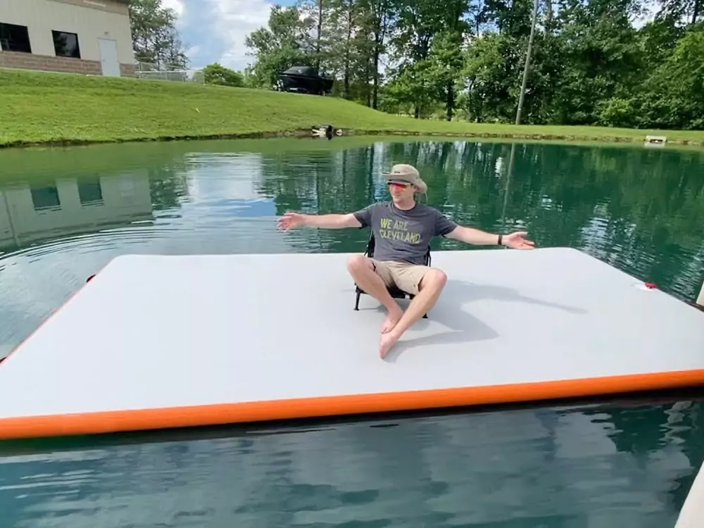 Plateforme gonflable pour yacht en matériau drop stitch — plusieurs tailles disponibles