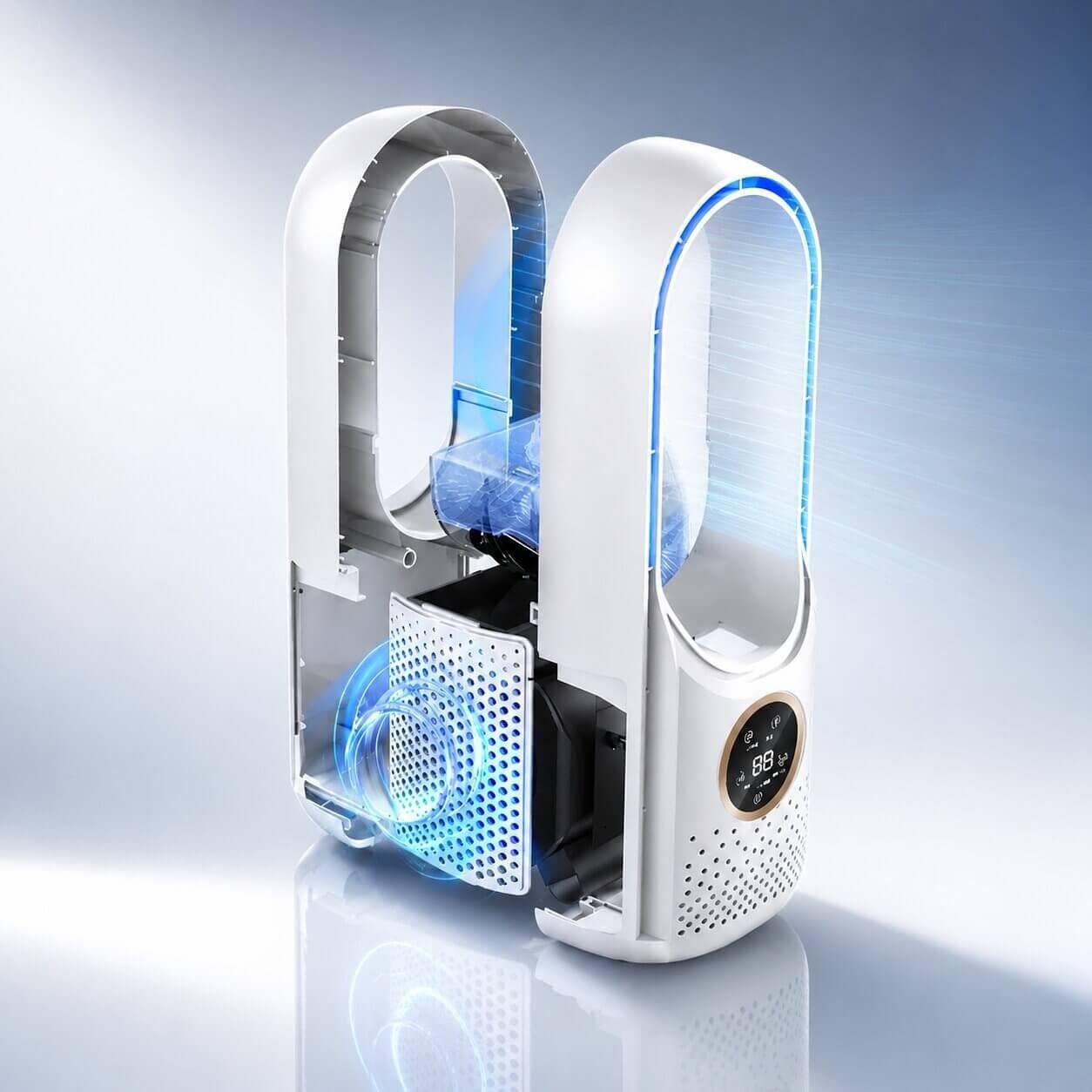 Ventilateur Tour Sans Pales Silencieux pour Bureau – Image 8