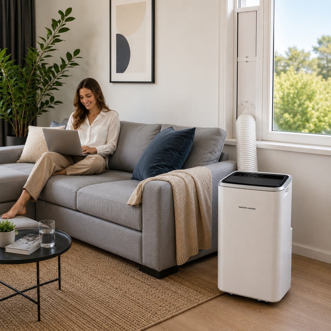 Climatiseur Mobile 11000 BTU Passion Maison PureAir 11 – Filtre Antibactérien & A+ – Image 2