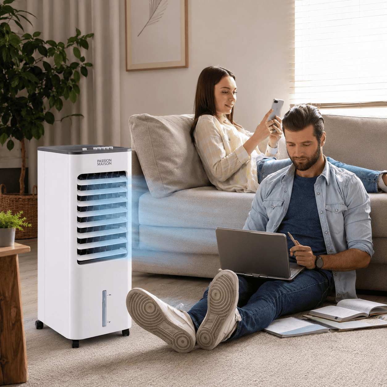Rafraîchisseur d’Air Passion Maison ArcticFresh – Évaporatif, 3 Vitesses & Réservoir 5,6 L – Image 5
