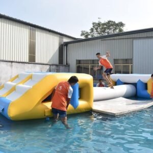 Parcours d’obstacles aquatique gonflable personnalisé à vendre — Rolling Balance 01