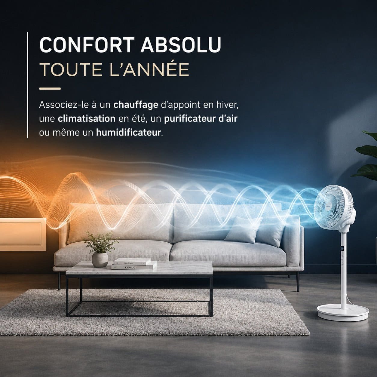 Ventilateur Nomade Passion Maison Zephyr – Ultra Silencieux, Sans Fil & Jusqu’à 30 h d’autonomie – Image 4