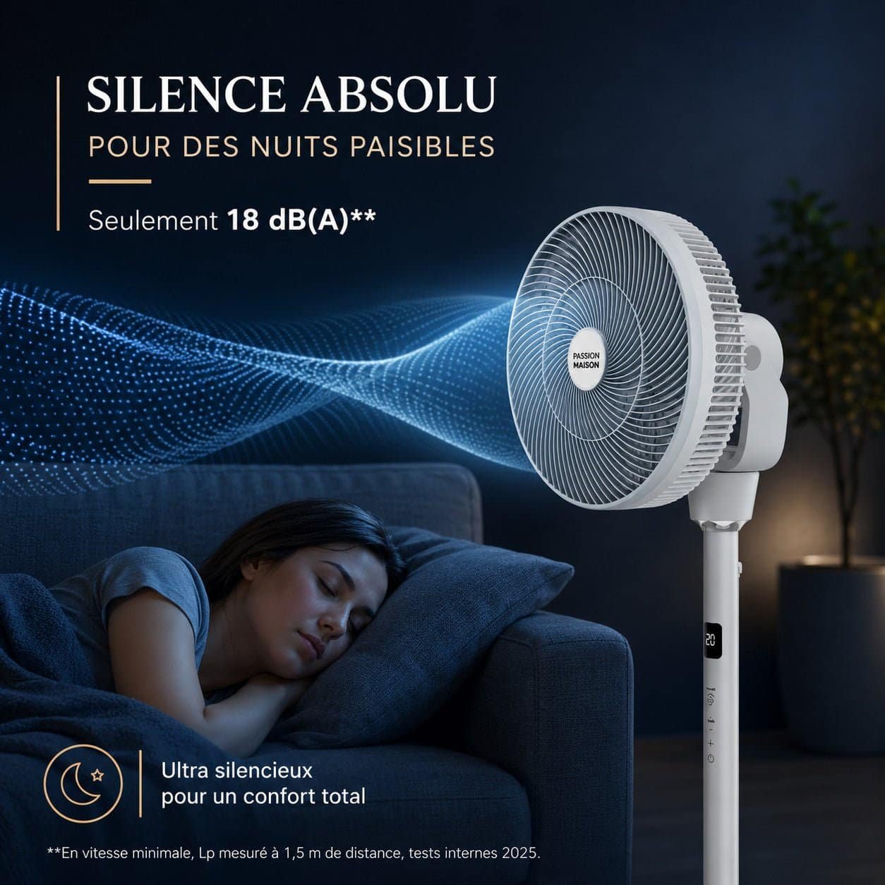 Ventilateur Nomade Passion Maison Zephyr – Ultra Silencieux, Sans Fil & Jusqu’à 30 h d’autonomie – Image 6