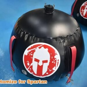 Barrière gonflable remplie d’eau personnalisée haut de gamme pour défis Spartan – conçue pour les courses d’endurance